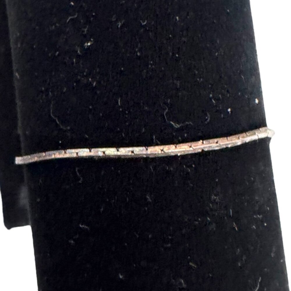 Vintage 12K Gold Filled Sterling Italian Bracelet Made In Italy 7" Petite Estate